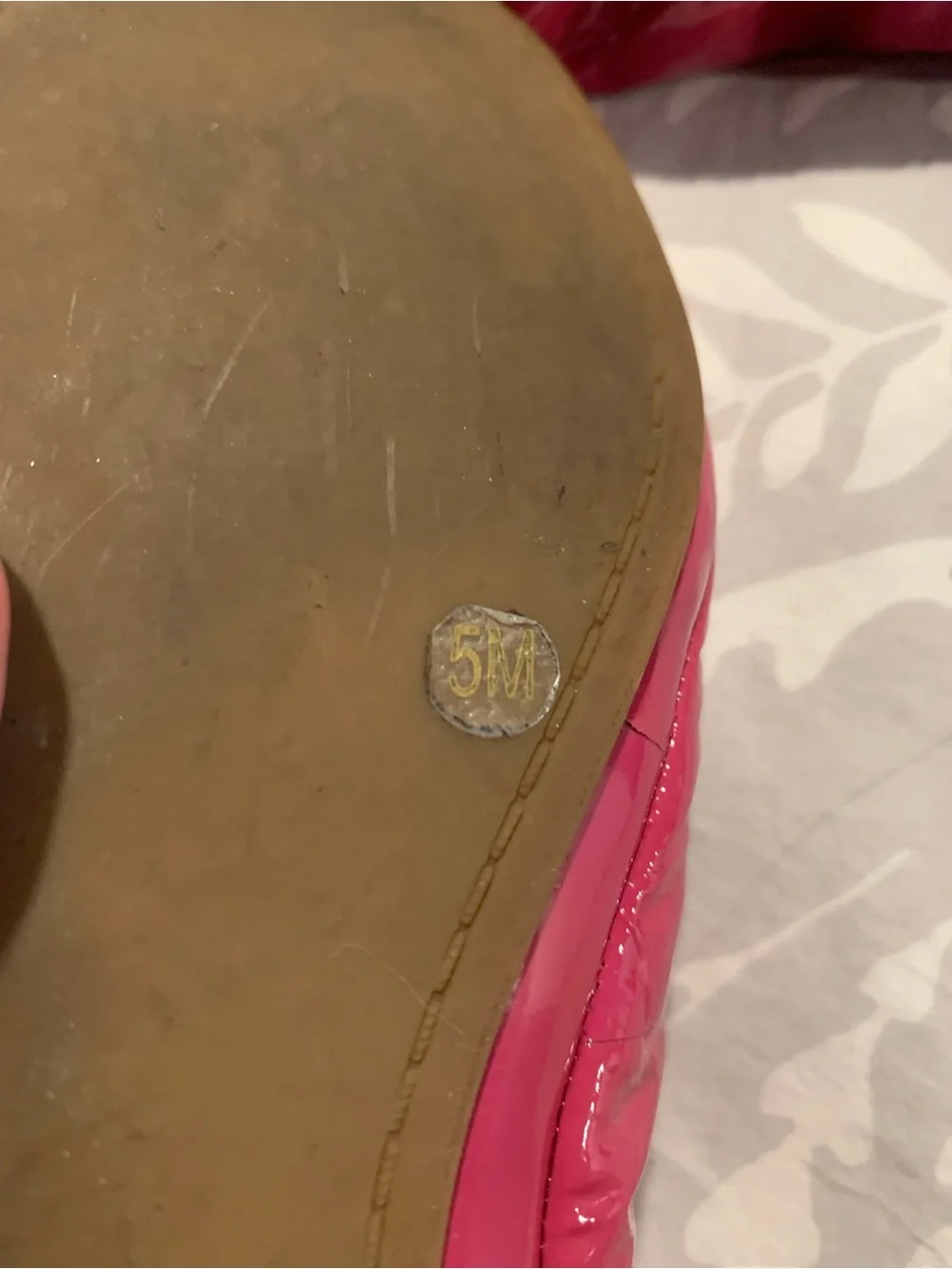 Tory Burch Pink Patent Leather Ballet Flats